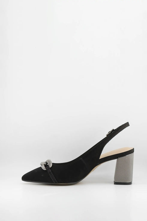Capelli Rossi Slingback Block Heel Pointed Pumps